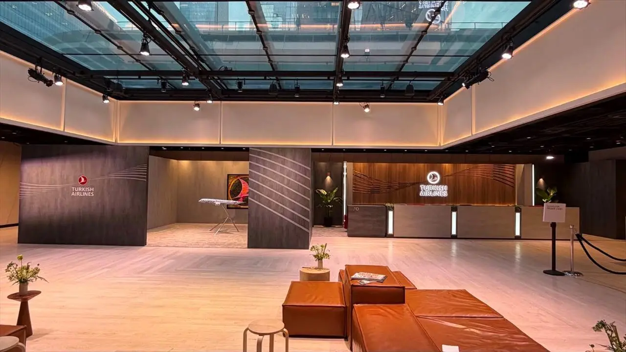Turkish Airlines exhibition stand — general view